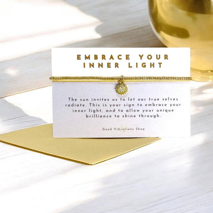 Good Vibrations Shop - Embrace Your Inner Light ⎮ Sun Bracelet