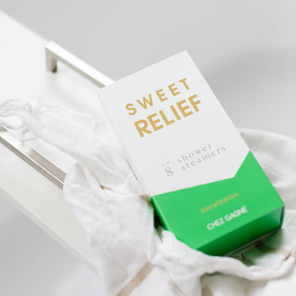 Sweet Relief - Aromatherapy Shower Steamers - Eucalyptus - Set of 8