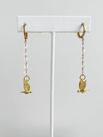 Tiny Bird Earrings