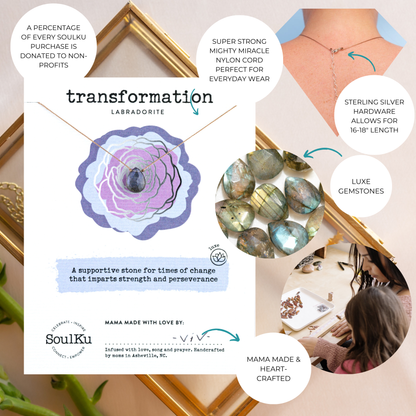 Transformation Necklace -Labradorite