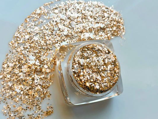 Glitter Goddess Gel – Gold Champagne