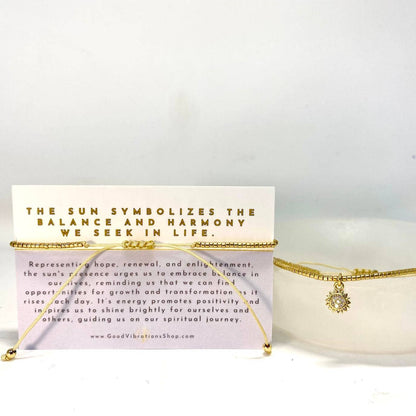 Good Vibrations Shop - Embrace Your Inner Light ⎮ Sun Bracelet