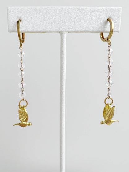 Tiny Bird Earrings