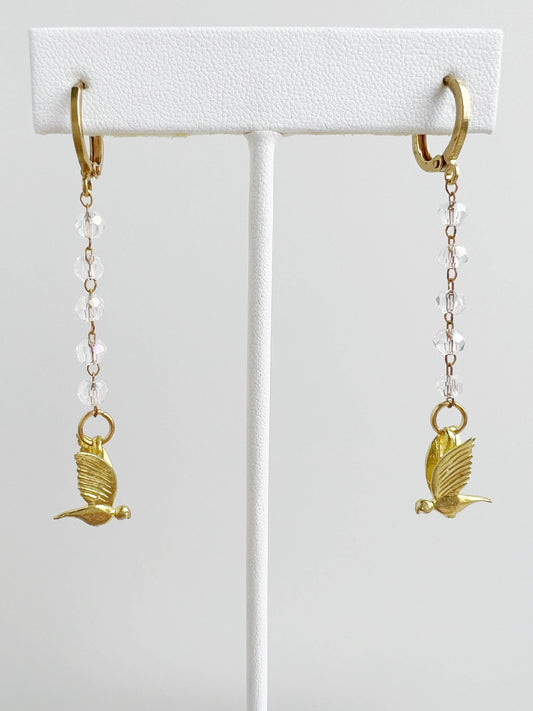 Tiny Bird Earrings