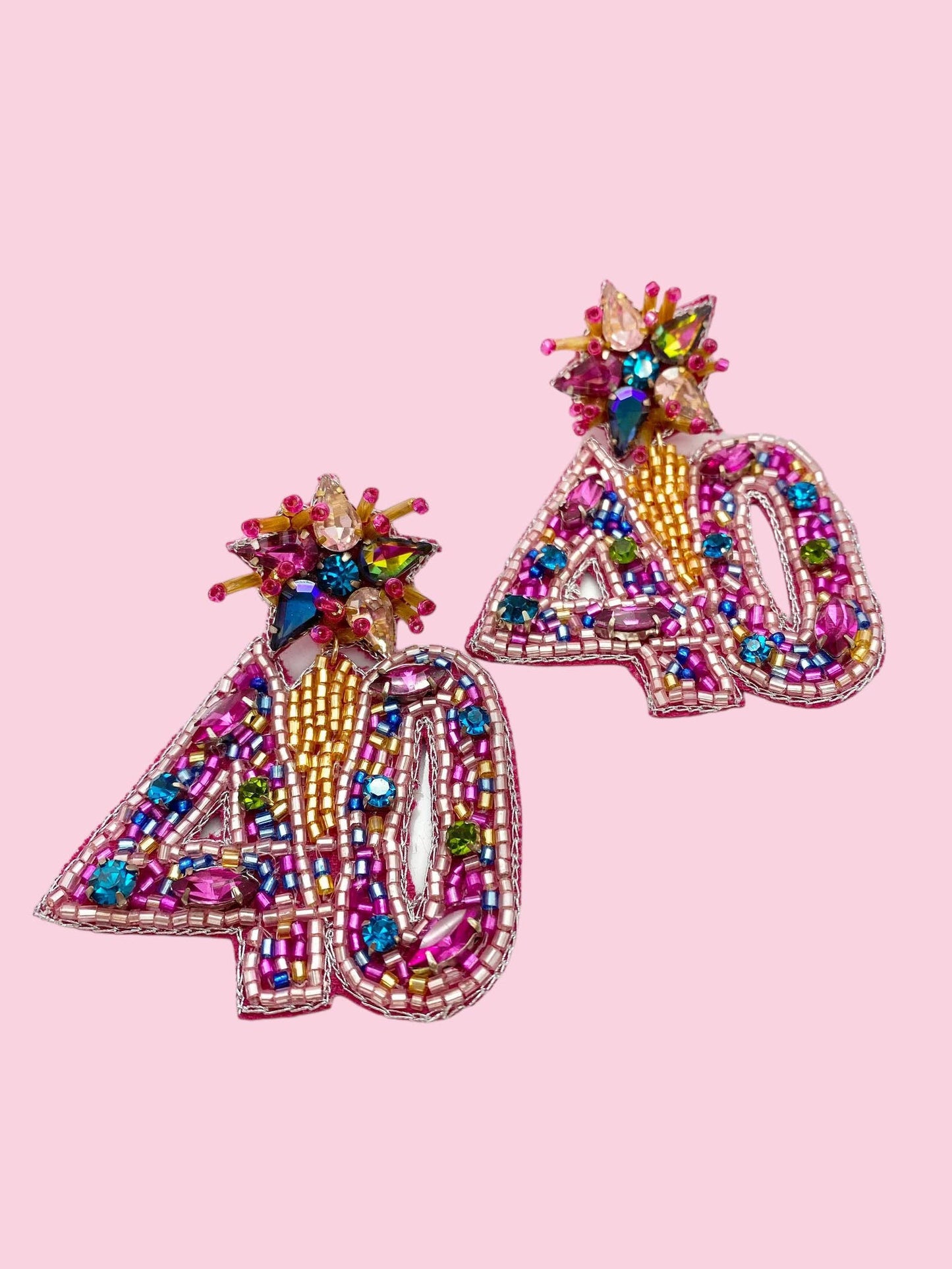 Birthday Milestone Celebration Earrings (40,50,60,70,80)